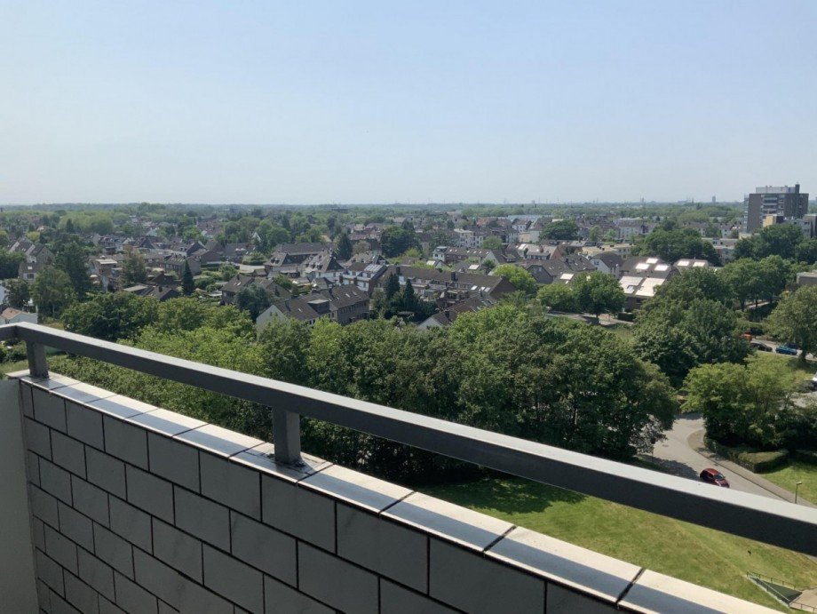 Aussicht vom Balkon Etagenwohnung Duisburg