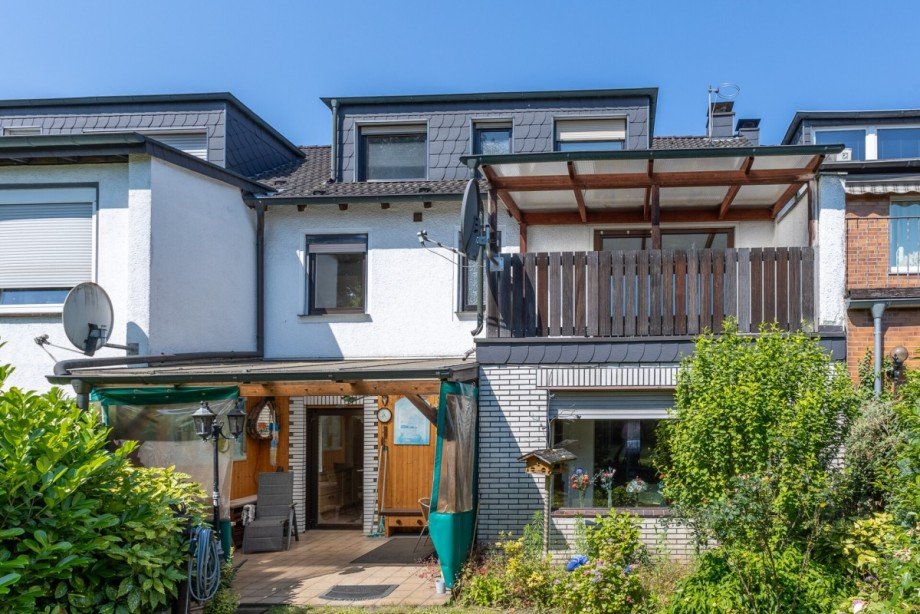 R�ckansicht Zweifamilienhaus Bottrop / Bottrop-Vonderort