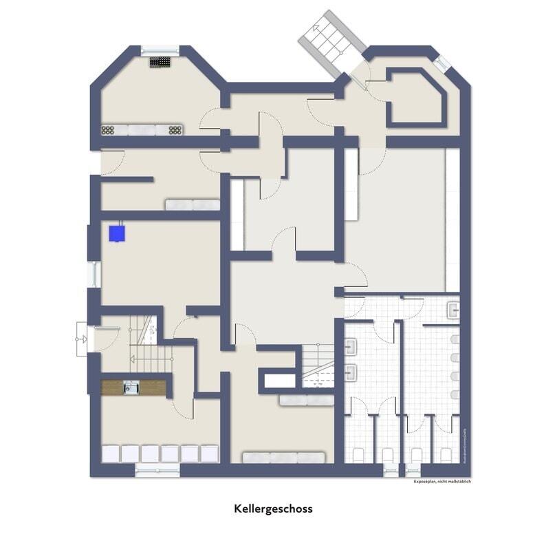 Kellergeschoss B�rohaus Oberhausen