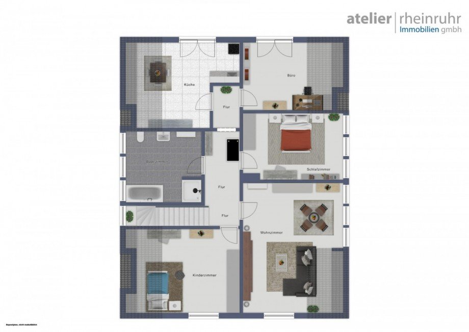 Obergeschoss Landhaus Krefeld / H�ls