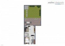 Grundriss Erdgeschoss Charmante Doppelhaush�lfte: Familiengl�ck in Oberhausen Osterfeld