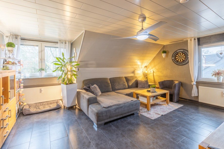 Wohnzimmer Maisonettewohnung Oberhausen