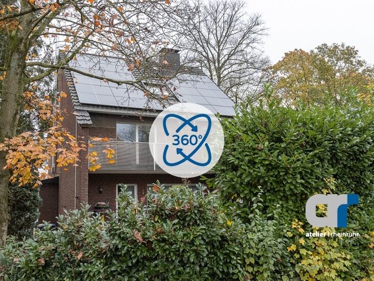 R�ckfront Voerde (Niederrhein) - Voerde Maisonettewohnung Ausgefallene Maisonette-Wohnung mit Balkon und Garten in Voerde-Friedrichsfeld