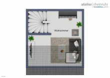 Dachgeschoss Preissenkung: Essen-Frintrop: stilvoll und modern Wohnen in einem Haus auf vier Ebenen