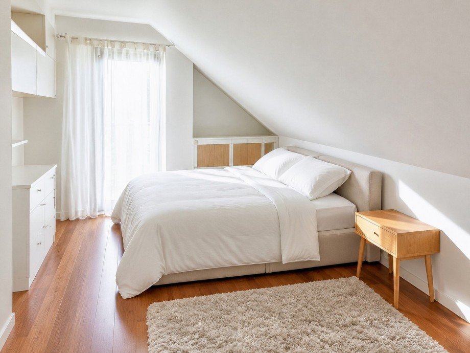 Schlafzimmer Dachgeschosswohnung Dinslaken