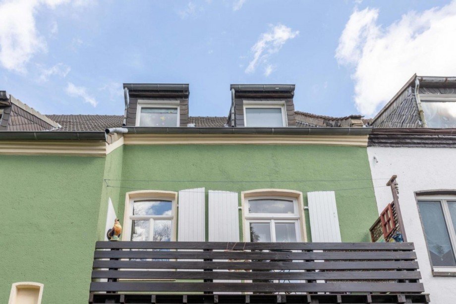 R�ckansicht Etagenwohnung Dorsten