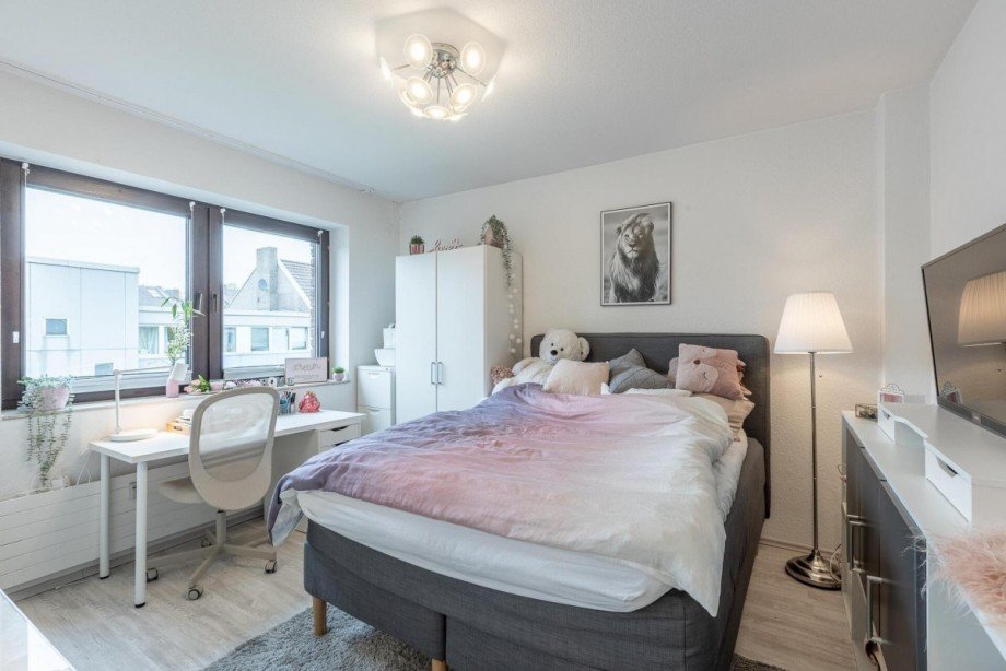 Schlafzimmer Dachgeschosswohnung Oberhausen