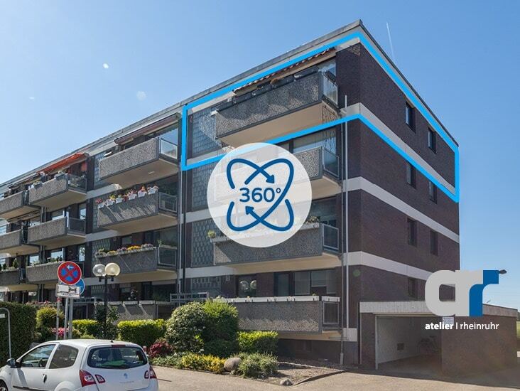 Frontansicht Oberhausen Etagenwohnung Gro�z�gige 4,5 Zimmer-Wohnung im Herzen von Oberhausen K�nigshardt