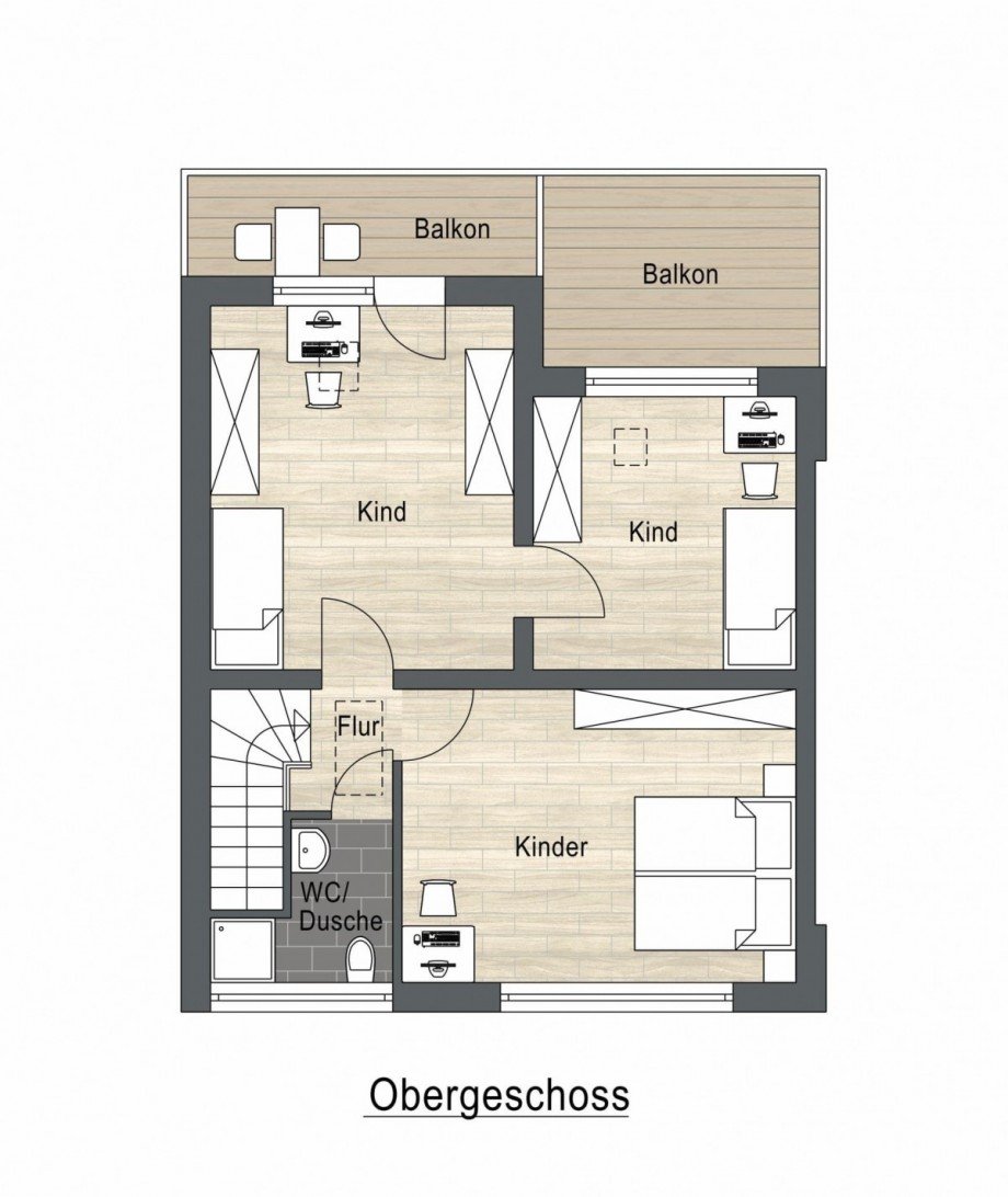 Obergeschoss Einfamilienhaus Bocholt