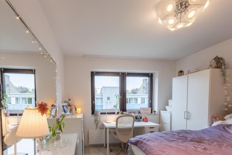 Schlafzimmer Dachgeschosswohnung Oberhausen
