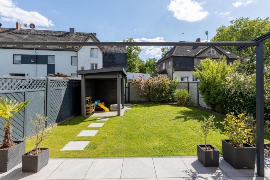 Garten Doppelhaush�lfte Oberhausen