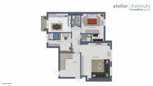 Obergeschoss Gro�z�gige 3,5-Zimmer Wohnung mit Balkon in der lebendigen Oberhausener Altstadt-S�d